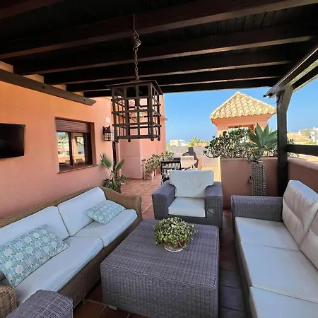 Luxury Penthouse With Pool In Front Of Golf Course Motril